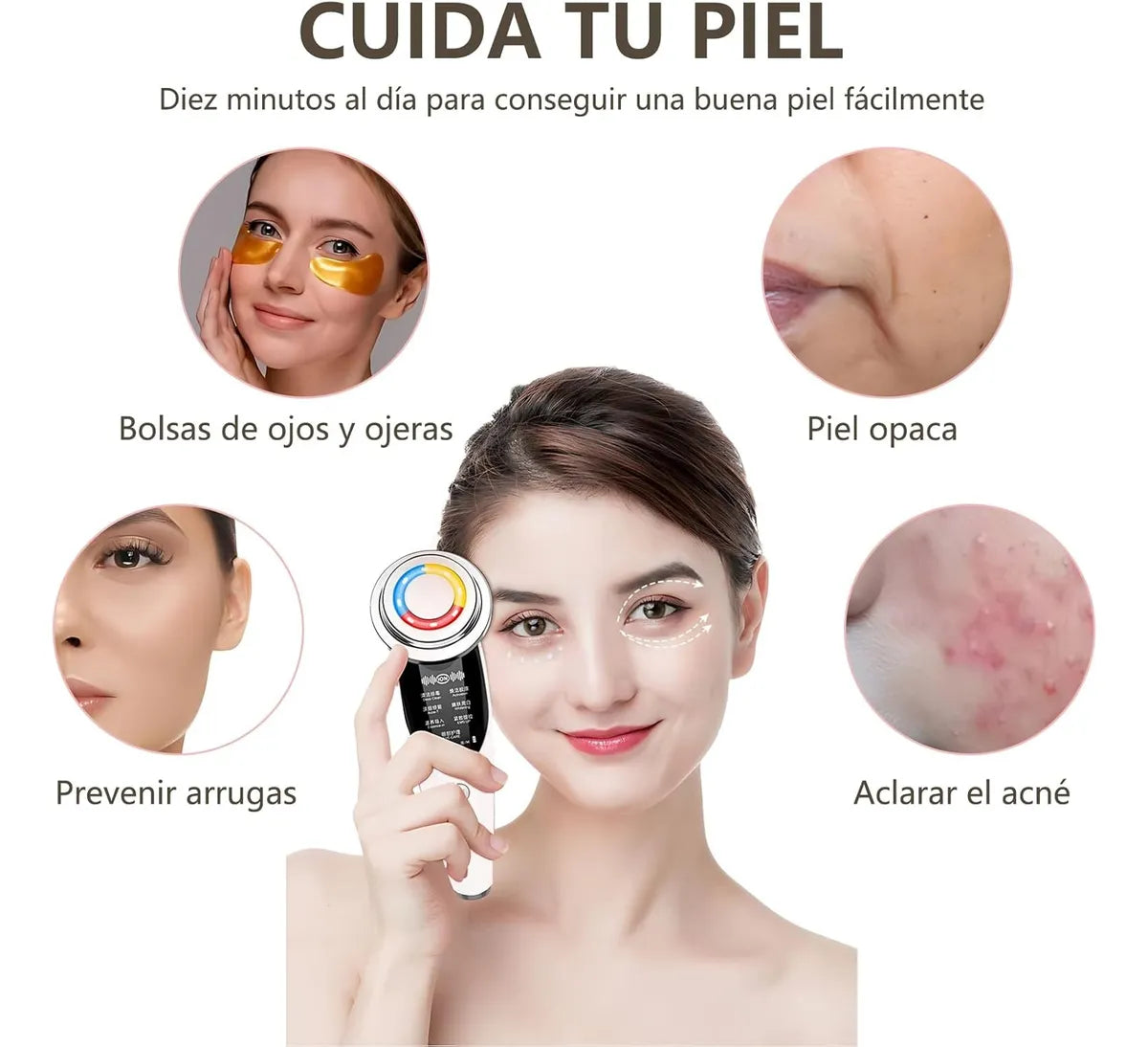 Comprando HOY te llevas un SERUM de REGALO ✨Skinova 7 — ⚡ Microcorrientes reafirmantes, 🔥 Radiofrecuencia y más !!