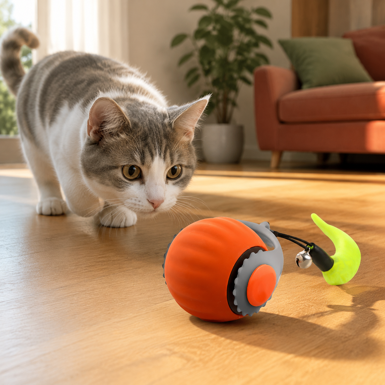 🏀PELOTA INTERACTIVA PARA MASCOTAS 😺🐶