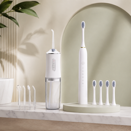🦷 IRRIGADOR BUCAL + CEPILLO ELÉCTRICO