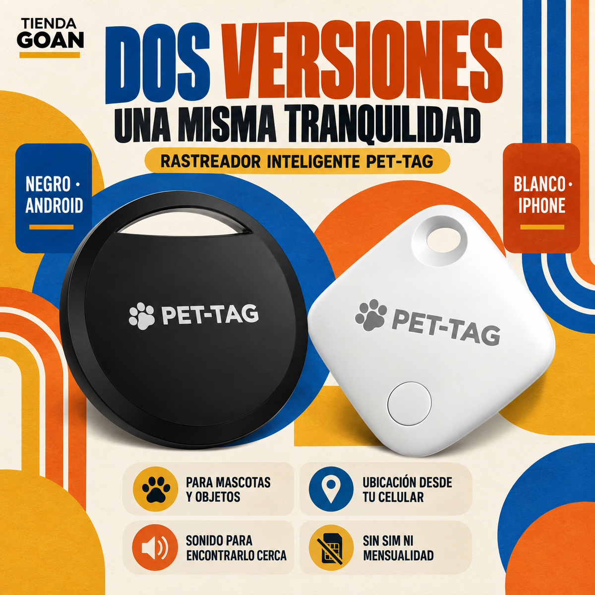 📍RASTREADOR INTELIGENTE PET-TAG
