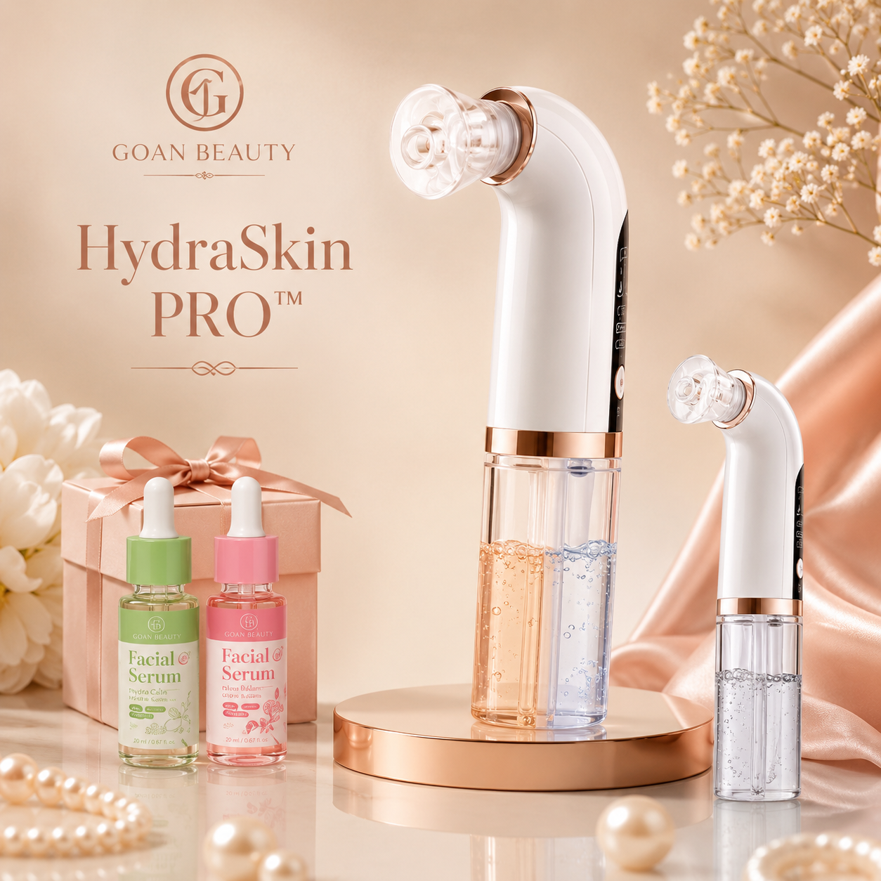 HydraSkin PRO™ – Limpieza Facial Profunda con Tecnología de Succión e Hidratación